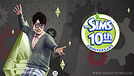 The Sims 10e Verjaardag wallpapers (PSP)
