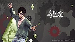 The Sims 10e Verjaardag wallpapers (PSP)