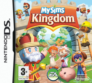 MySims Kingdom DS box art packshot