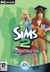 De Sims 2: Studentenleven box art packshot