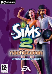 De Sims 2: Nachtleven box art packshot