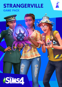 De Sims 4: Strangerville packshot cover box art