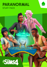 The Sims 4: Paranormal Stuff packshot box art