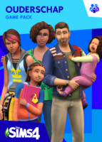 De Sims 4: Ouderschap packshot cover box art