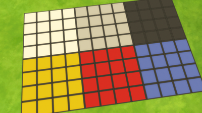 De Stijl Floor Tiles for The Sims 4