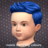 Maxis Matching Short Spiky Hairdo for Toddlers