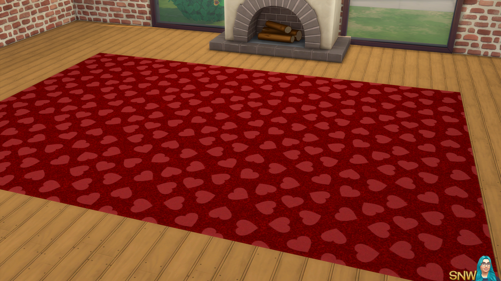 Valentine&#039;s Day 2018 / Love Carpets #6 (Hearts - Full - Small - Light)