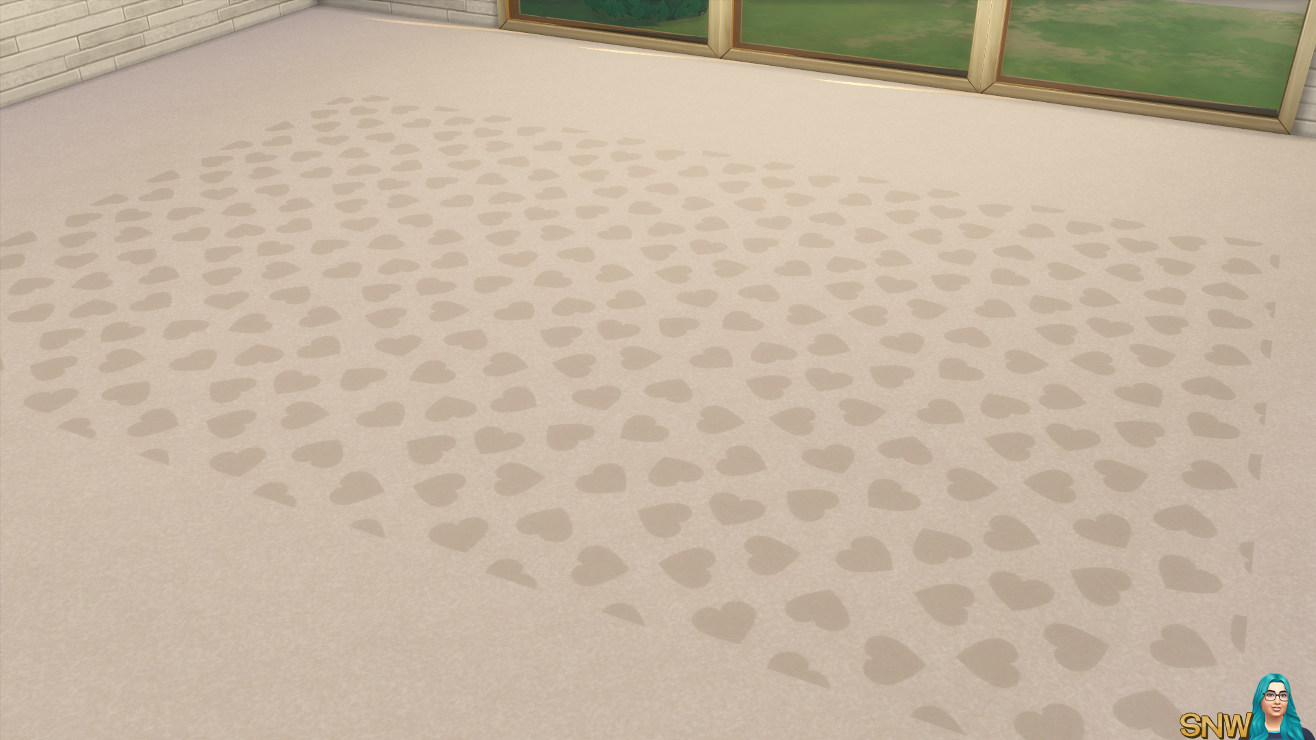 Valentine&#039;s Day 2018 / Love Carpets #8 (Hearts - Full - Small - Dark)