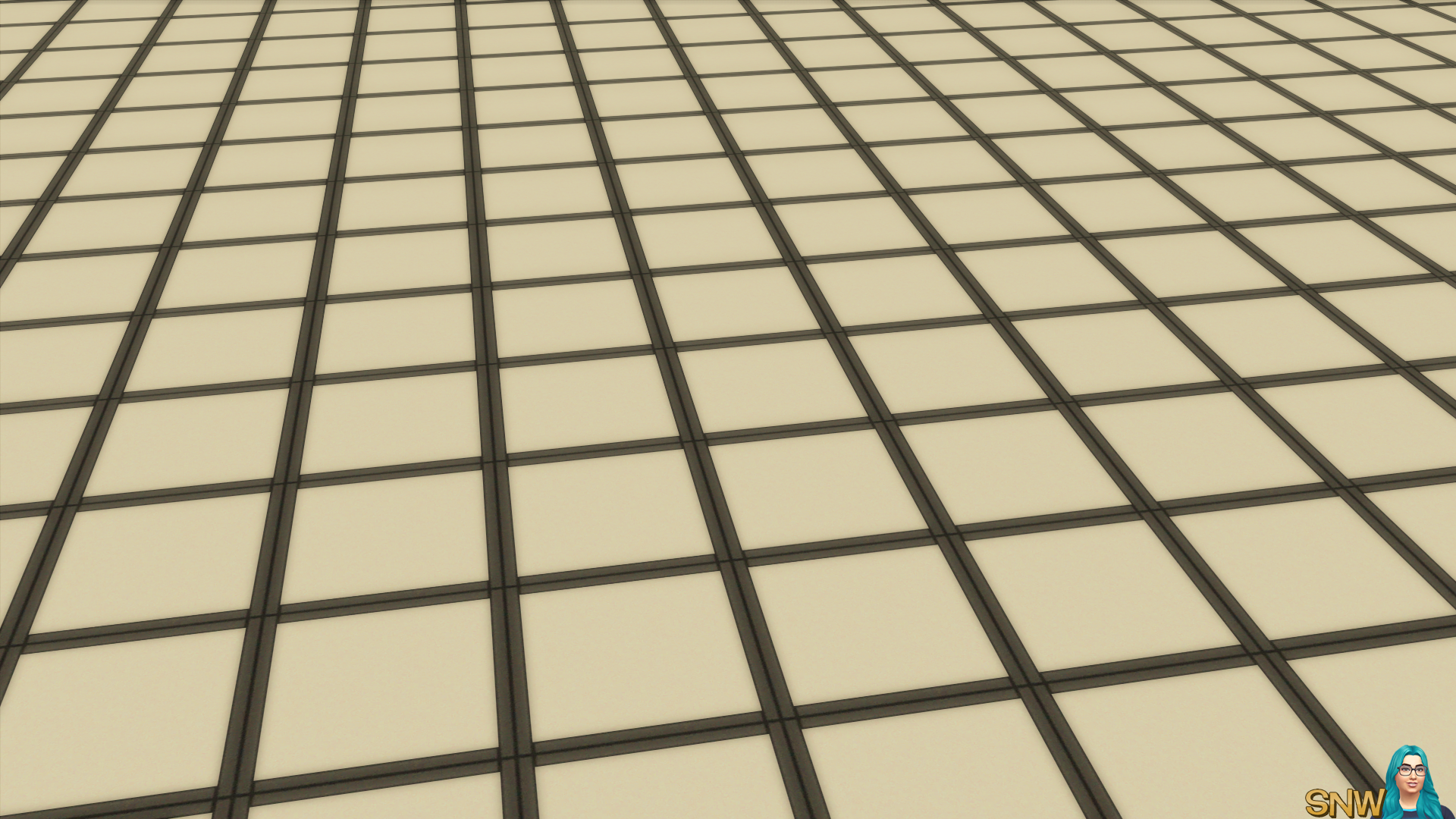 De Stijl Floor Tiles for The Sims 4