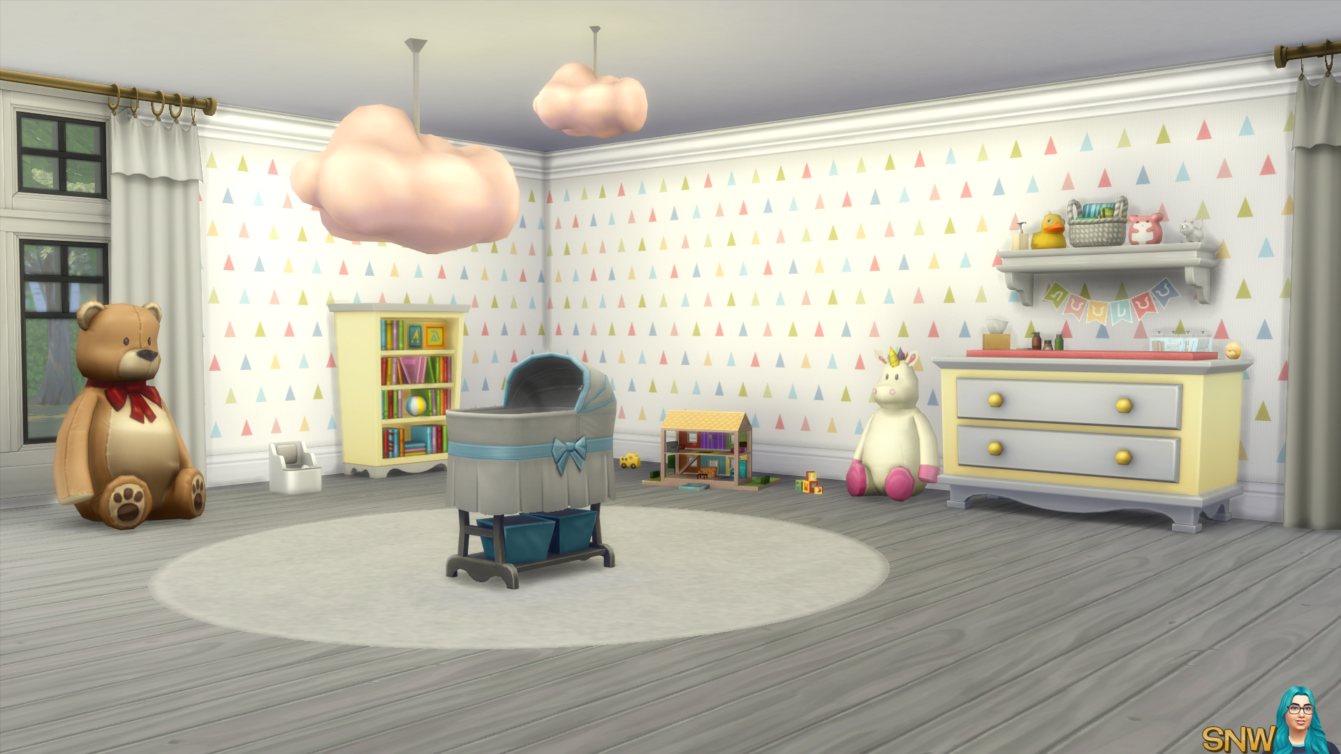 Nursery Walls Set #10 - Basics + Triangles