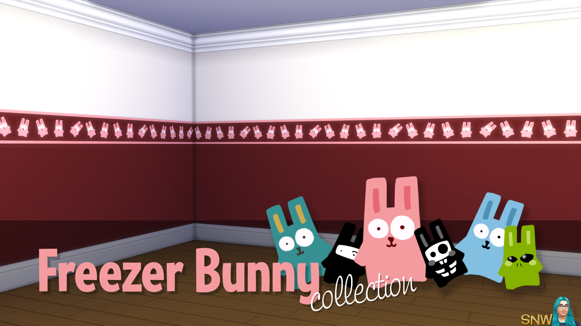 Freezer Bunny Collection: Middle Border Wallpapers