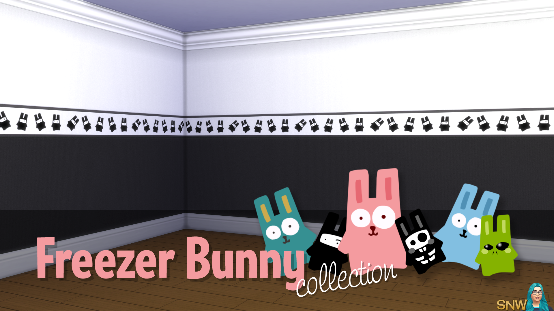 Freezer Bunny Collection: Middle Border Wallpapers