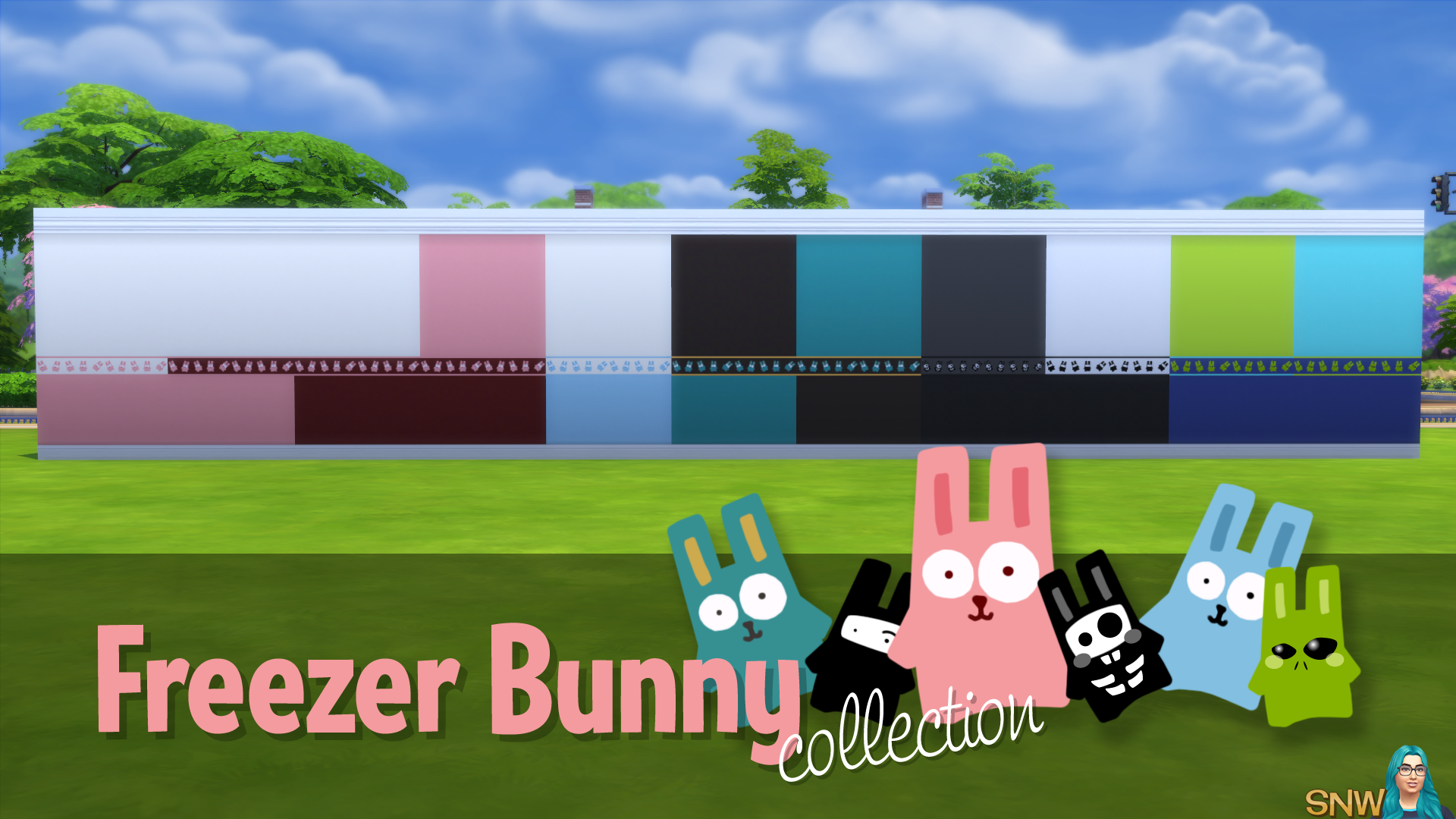 Freezer Bunny Collection: Middle Border Wallpapers