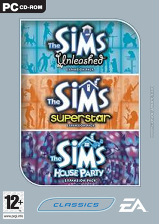 The Sims: Triple Expansion, volume one box art packshot