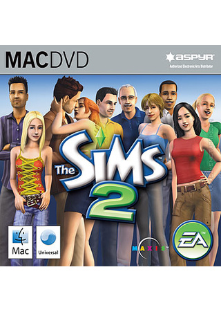 The Sims 2 for Mac box art packshot