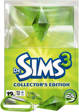 De Sims 3: Collector&#039;s Edition box art packshot