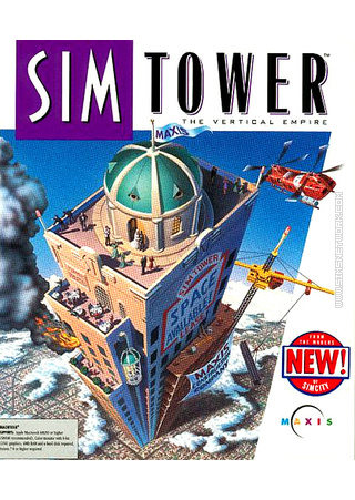 SimTower Sim Tower packshot box art