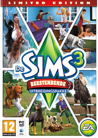 De Sims 3: Beestenbende (Limited Edition) packshot box art