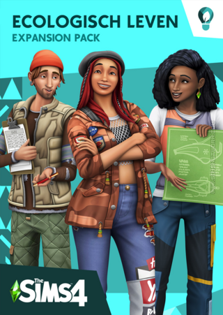 De Sims 4: Ecologisch Leven packshot cover box art