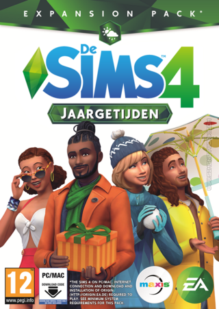 De Sims 4: Jaargetijden old packshot cover box art
