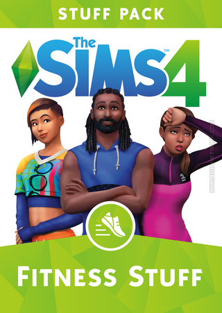 The Sims 4: Fitness Stuff packshot box art