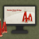 Golden Gate Bridge (light mode) widescreen wallpaper by Rosana at SporeNetwork