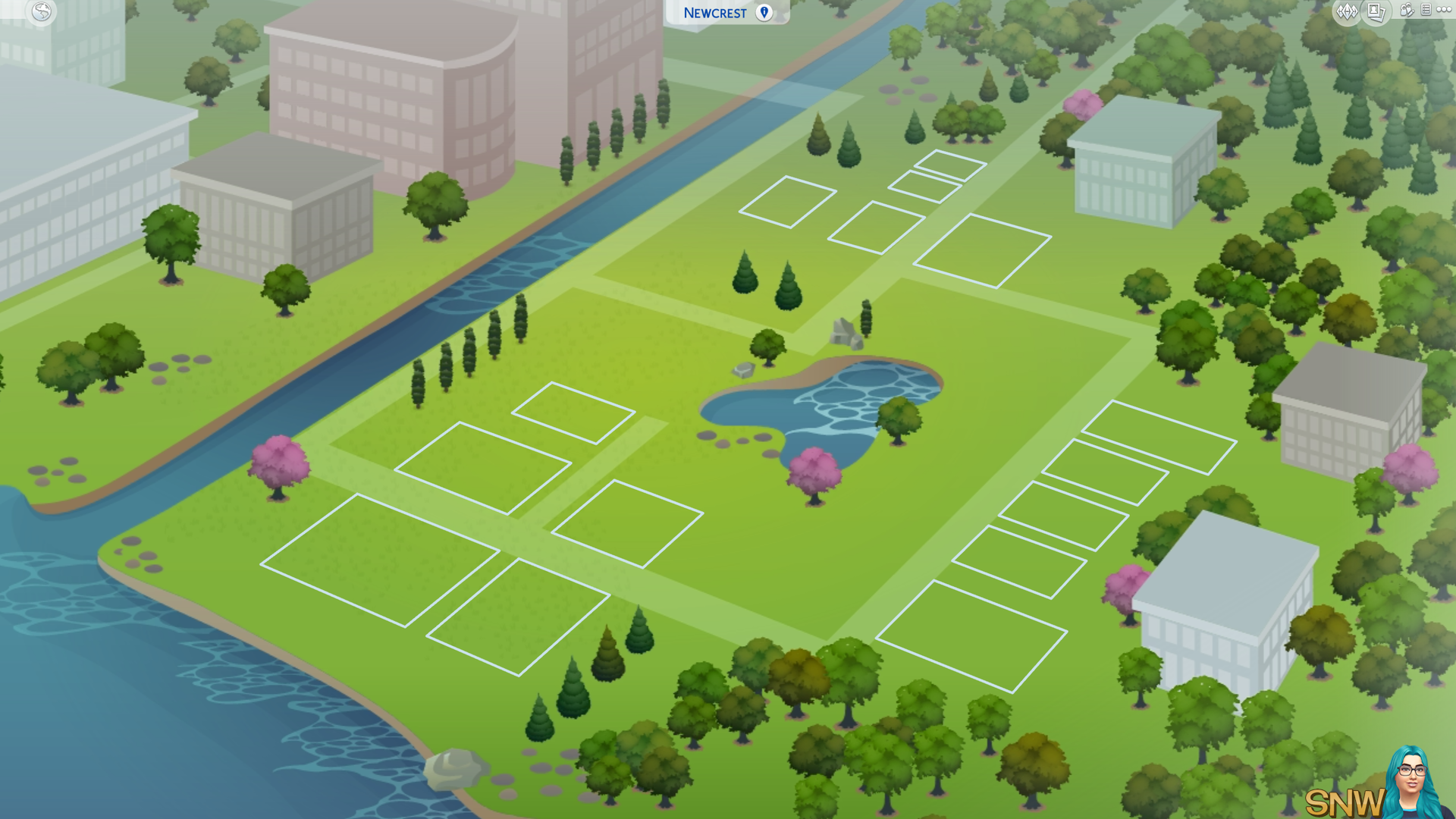 The Sims 4: Newcrest world