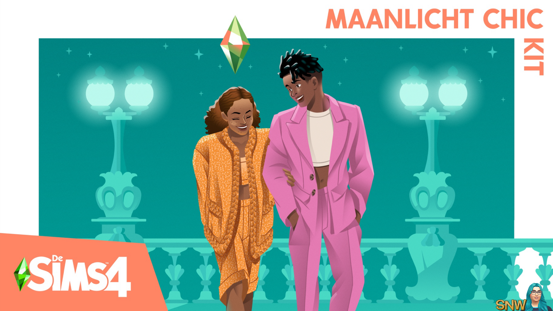 De Sims 4: Maanlicht Chic Kit Key Art