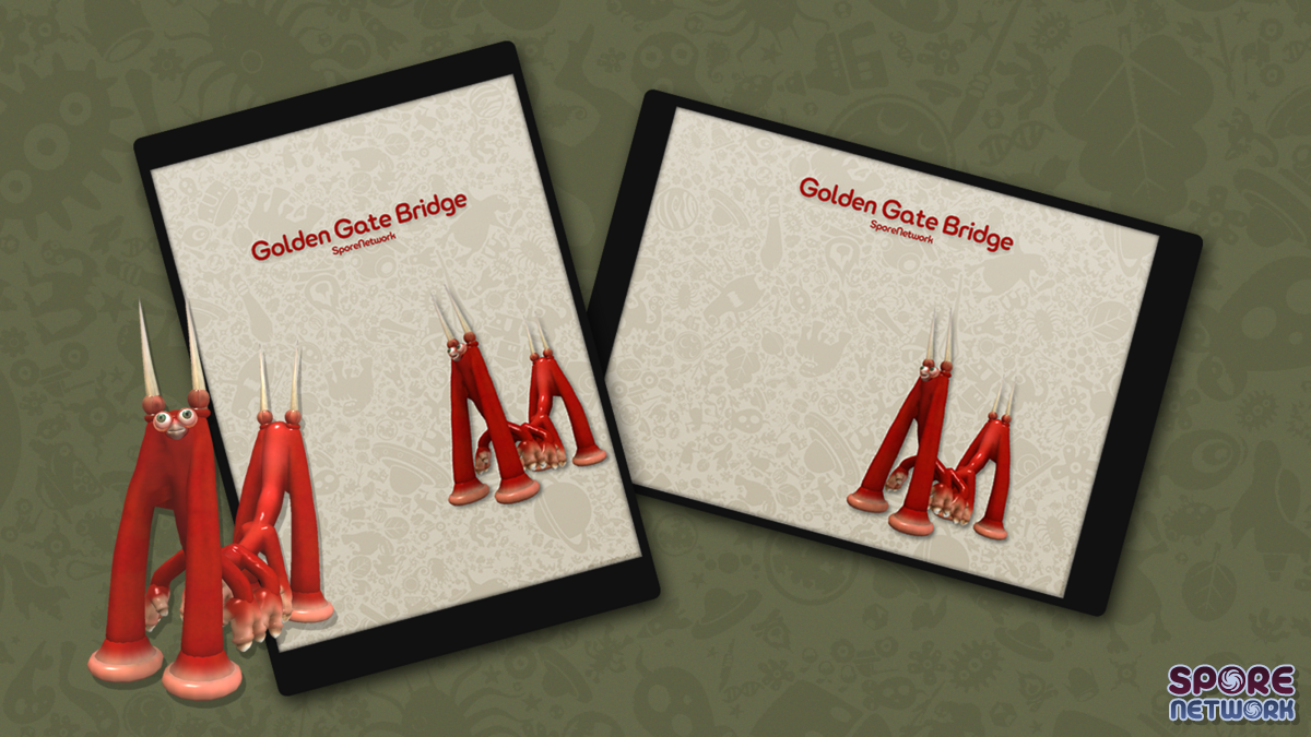 Golden Gate Bridge (light mode) iPad Parallax wallpaper by Rosana at SporeNetwork